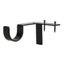 2pcs Curtain Rod Bracket No Drill Curtain Rod Holder Window Frame Super Carrying Carousel 2