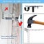 2pcs Curtain Rod Bracket No Drill Curtain Rod Holder Window Frame Super Carrying Carousel 4