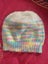 Babies white and vereigated Beanie sz12 mth Carousel 1