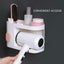 Hair Dryer Stand Storage Rack Free Punching Bathroom Wall-mounted Multi-function Carousel 4