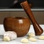 Olive Wood Mortar And Pestle, Mortar And Pestle Set, Retro Wooden Pestle And Mor Carousel 4
