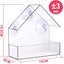 Bird Feeder, Clear Window Outside Hanging Bird Feeder House With Suction Cup, Ac Carousel 2