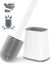 Toilet Brush, Plastic Toilet Brush Set With Wall Mount And Floor Stand, Double S Carousel 1