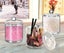 4 Pack Plastic Acrylic Bathroom Vanity Countertop Canister Jars With Storage Lid Carousel 3