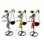 Gold Modern Iron Art Candle Holder Stylish Decorative Stand For Living Room Din Carousel 2