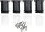 Height Adjustable Stainless Steel Furniture Feet 4 Pcs Heilwiy Black Diameter 50 Carousel 1