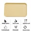 Plastic Art Trays, Stackable Activity Tray Crafts Organizer Tray Serving Tray J Carousel 3