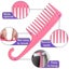Wide Tooth Comb Set, 3pcs Hair Comb Wet Shower Detangling Comb Curl Hairbrush Fo Carousel 3