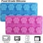 Food Grade Silicone Paw Print Mold, Set Of 4 Packs Reusable Dog Cat Animal Paw I Carousel 2