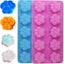 Food Grade Silicone Paw Print Mold, Set Of 4 Packs Reusable Dog Cat Animal Paw I Carousel 3