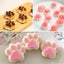 Food Grade Silicone Paw Print Mold, Set Of 4 Packs Reusable Dog Cat Animal Paw I Carousel 4