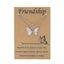 1pair Women Butterfly Friendship Necklace For Best Friends Gifts_f Carousel 1