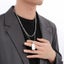 Men's Titanium Steel Minimalist Chain Stack Carousel 2