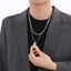 Men's Titanium Steel Minimalist Chain Stack Carousel 3