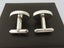 Gucci Sterling Silver Oval G Logo Cufflinks Carousel 4