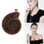 Stone Ammonite Fossils Seashell Snail Pendants Loose Gemstone Beads Diy Carousel 3