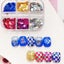 Glitter Nail Art Sequins - Rectangle Glitters Flakes Design For Girls Nail Decor Carousel 3
