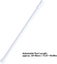 Adjustable Shower Curtain Rail - Steel Tension Pole (30-50 inches) Carousel 2