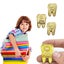 NEW 1PC Lost Teeth Reward Commemorative Coin Dental Tooth Fairy Coin Carousel 6