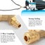 Airline Hose Connectors, 1/4" Bsp Air Line Fittings 3 Way Quick Release Y Splitt Carousel 3