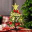 Mini Artificial Christmas Tree with Wire Rope Lights - Indoor Tabletop Decoratio Carousel 5