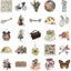 Vintage Stickers, Aesthetic Cottagecore Decor, 50 Pieces Waterproof Vinyl Sticke Carousel 3