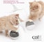 Catit Pixi Spinner Treat Dispenser Interactive Cat Toy - White and Blue Carousel 2