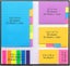 Divider Sticky Notes Set Divider Self-stick Notes Pads Bundle With Bookmark Inde Carousel 2