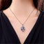 Women's Luxury Heart Shaped Pendant Gold Colored Natural Necklace Carousel 1