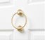 Scalloped Door Knocker - Gold Look Carousel 6