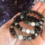 Quartz Bracelet Moon Phase with Essential Oil Diffuser Natural Stone Carousel 5