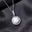 Silver Pearl Crystal Necklace "Dariya" Carousel 4
