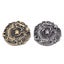 embossed dragon pattern buttons antique metal buttons 2 Set Dragon Pattern Metal Carousel 5