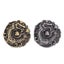 embossed dragon pattern buttons antique metal buttons 2 Set Dragon Pattern Metal Carousel 6