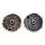 embossed dragon pattern buttons antique metal buttons 2 Set Dragon Pattern Metal Carousel 7
