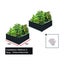Planter box New Model with 4 layout options Grey 30cm Height Carousel 6