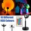 USB Rainbow Projection Night Light Lamp with Remote *Local Clearance* Carousel 3