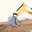 Remote Control Excavator Digger Construction RC Truck Vehicle Toys Carousel 3