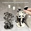 Elosung White Creative Ceramic Toothbrush Holder Makeup Brush & Eyebrow Pencil O Carousel 4