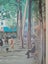 Vintage Print Beautiful Market Scene Carousel 6