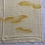 Vintage Japanese Yellow Woven Cloud Silk Fabric Pieces X2 Kimono Panels Carousel 3