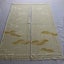Vintage Japanese Yellow Woven Cloud Silk Fabric Pieces X2 Kimono Panels Carousel 5
