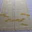 Vintage Japanese Yellow Woven Cloud Silk Fabric Pieces X2 Kimono Panels Carousel 6