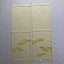Vintage Japanese Yellow Woven Cloud Silk Fabric Pieces X2 Kimono Panels Carousel 9