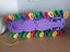 Leap Frog Alphabet Pal Pull Along Purple Talking Musical Caterpillar 2001 Works Carousel 3