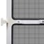 White Hinged Insect Screen For Doors 120 240 Cm Window Screens Vida XL Carousel 4