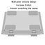 Laptop Portable Adjustable Desktop Cooling Bracket Moon Silver Carousel 5