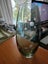 Brilliant Retro Crystal Polka Dot Silver-Blue Larger Vase - Bohemia or Sweden? Carousel 10