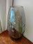 Brilliant Retro Crystal Polka Dot Silver-Blue Larger Vase - Bohemia or Sweden? Carousel 12