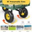 Heavy Duty Metal Gardening Trolley - Green Trailer Cart Carousel 4